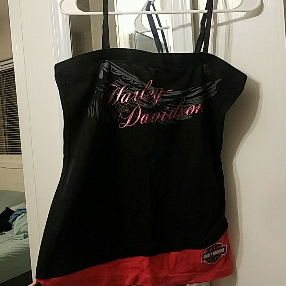 Cute Harley Davidson tank top